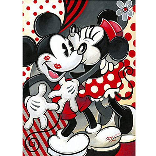 DIY 5D Full Drill Diamond Painting Cross Stitch Cartoon Mouse Kits Art Gifts